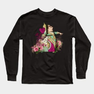 Alice in Wonderland Queen of Hearts Long Sleeve T-Shirt